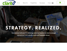Tablet Screenshot of clarite.com